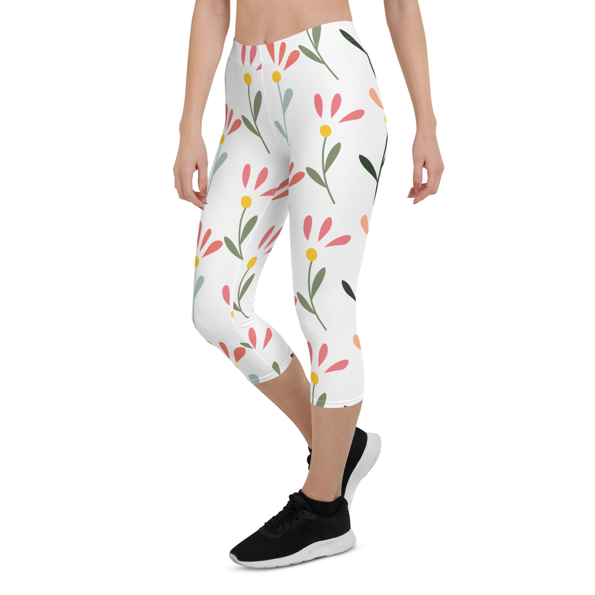 SORTYGO - Flowers 56 Capri Leggings in