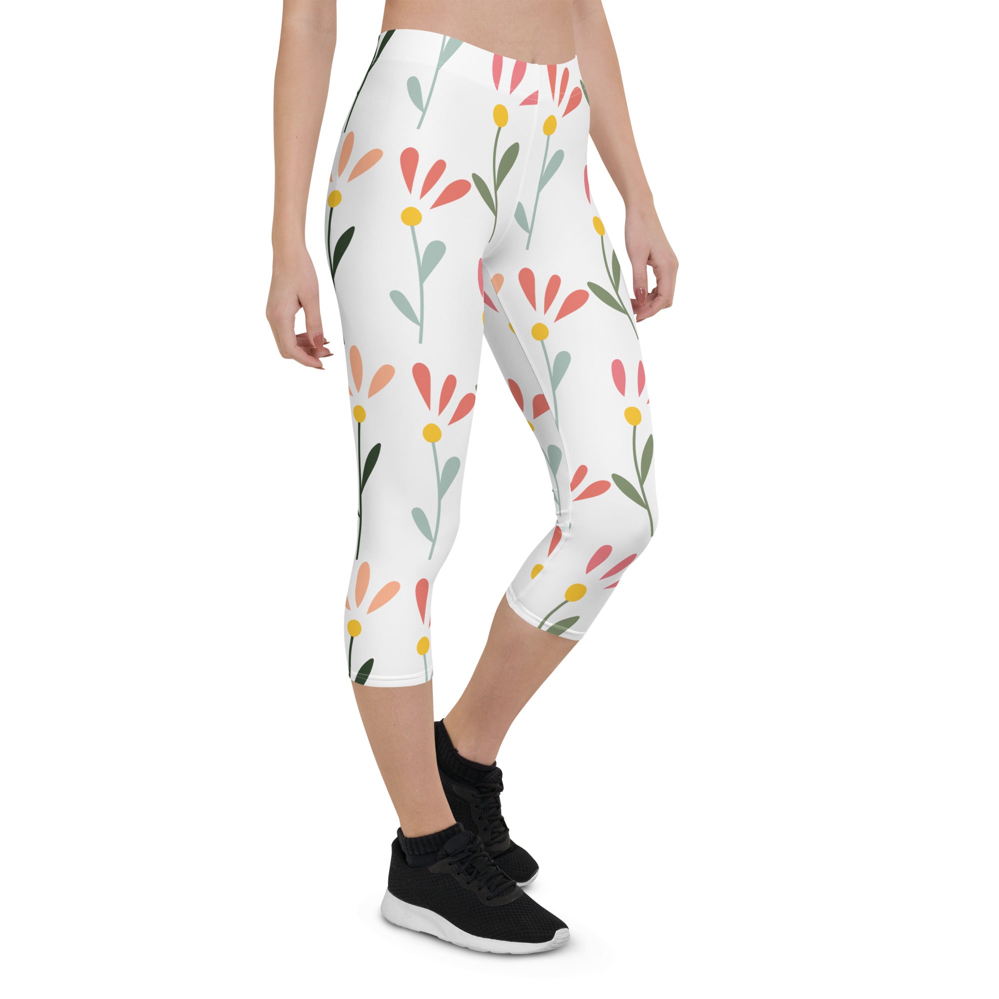 SORTYGO - Flowers 56 Capri Leggings in