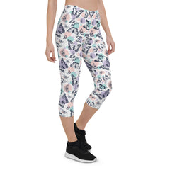 SORTYGO - Wings of Beauty Capri Leggings in