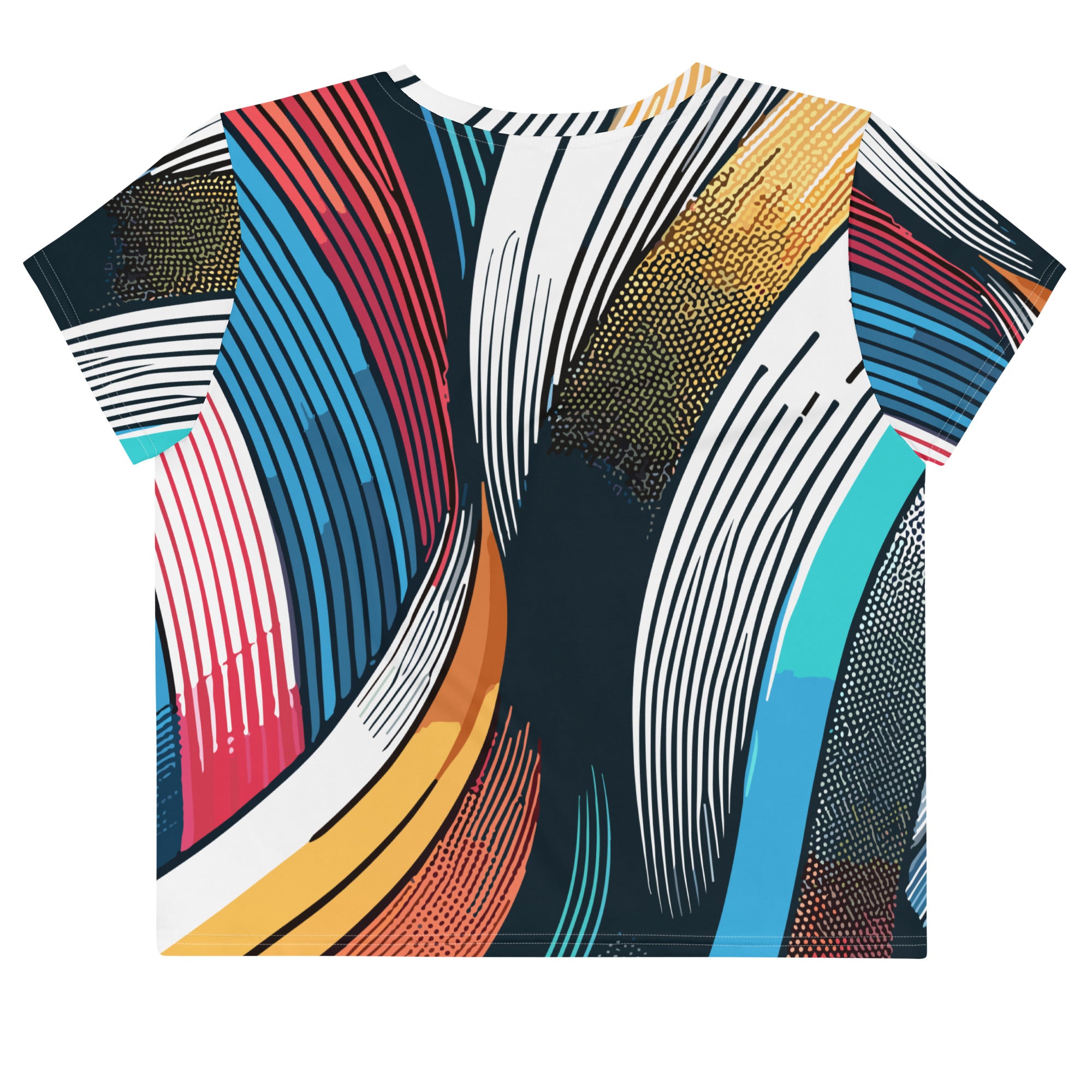 SORTYGO - Symphony of Stripes Crop Tee in