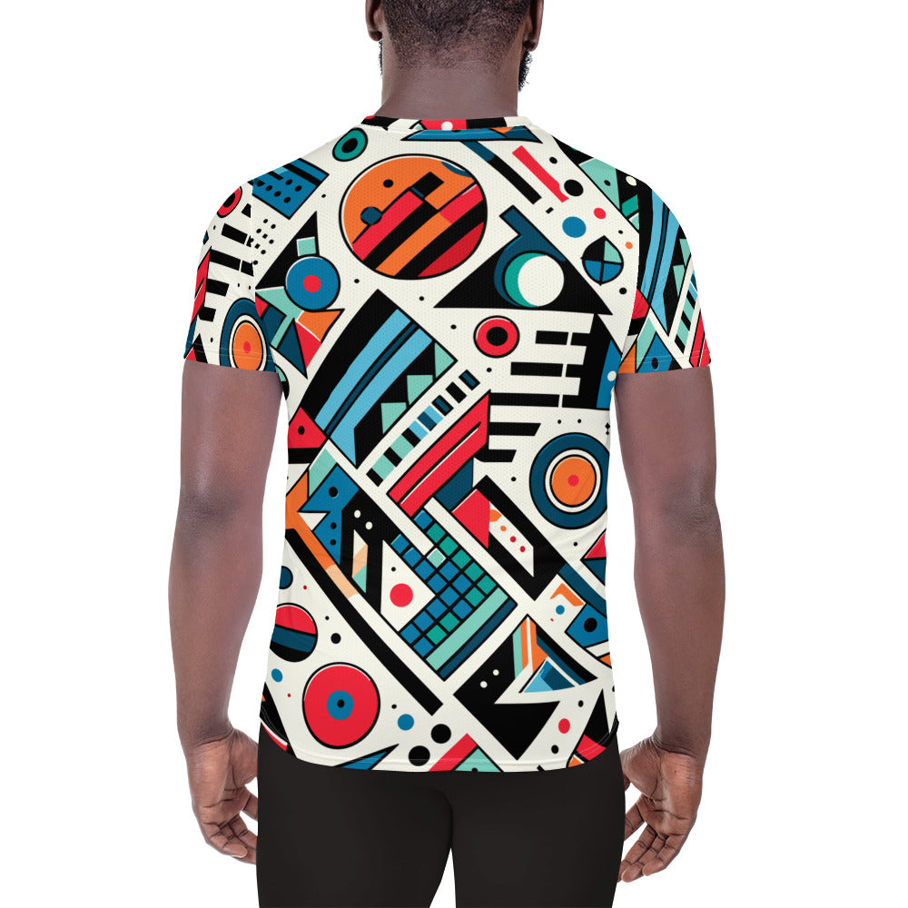 SORTYGO - Vibrant Precision Men Athletic T-Shirt in
