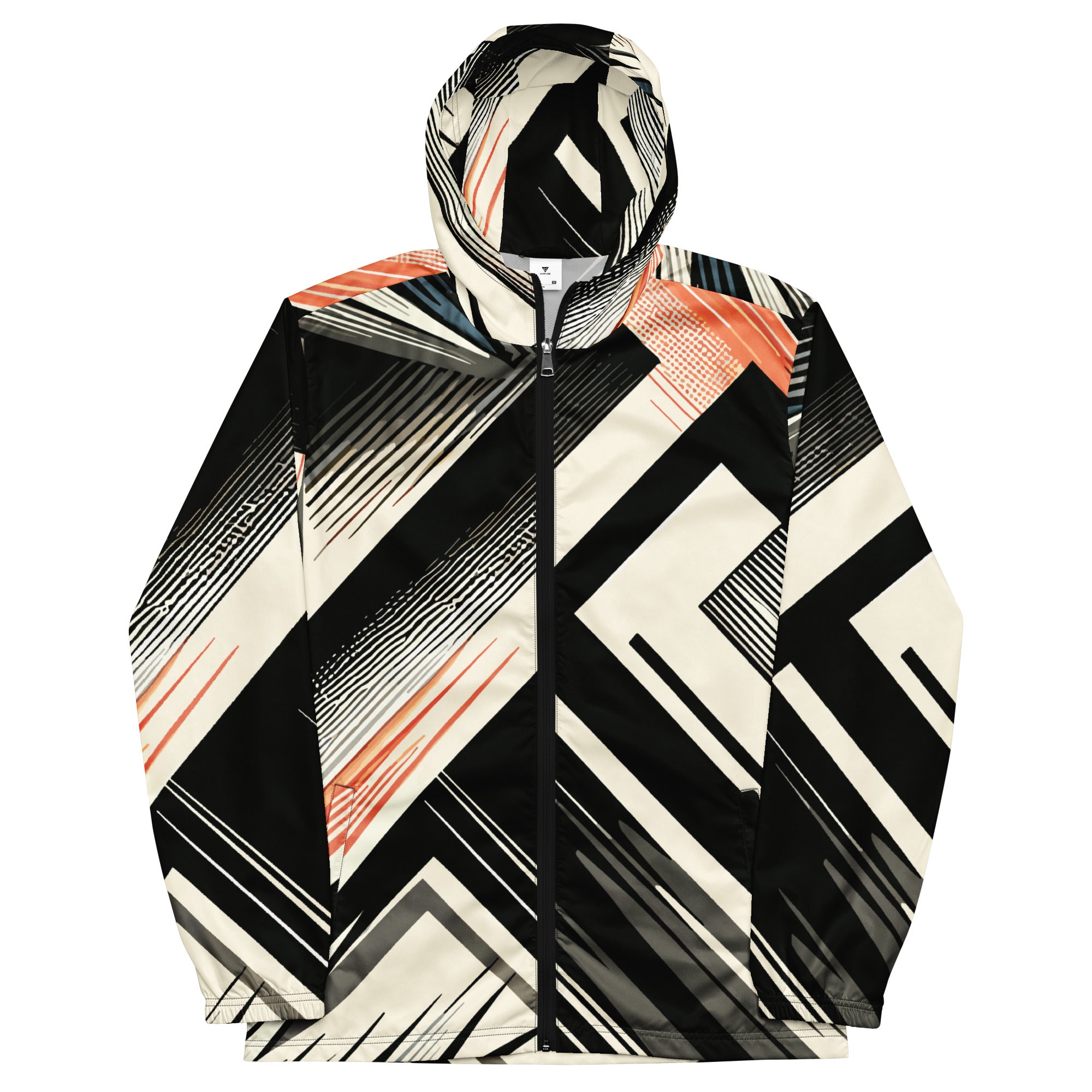 SORTYGO - Geometric Surge Men Windbreaker in 3XL