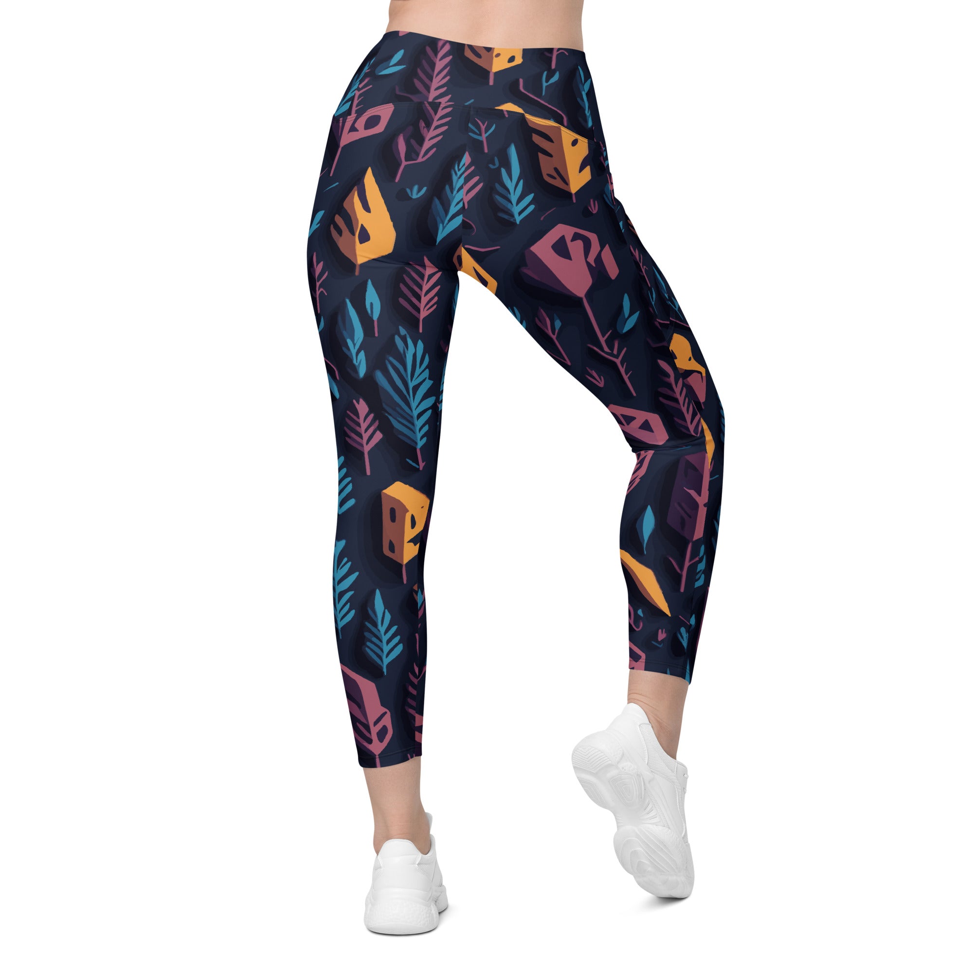 SORTYGO - Enchanted Forest Women Crossover Leggings in 6XL