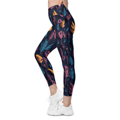 SORTYGO - Enchanted Forest Women Crossover Leggings in