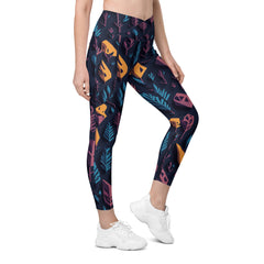 SORTYGO - Enchanted Forest Women Crossover Leggings in