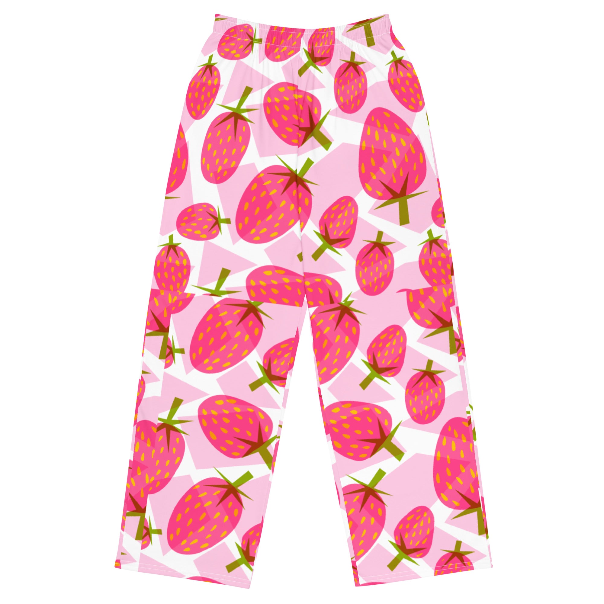 SORTYGO - Strawberry Women Wide Leg Pants in