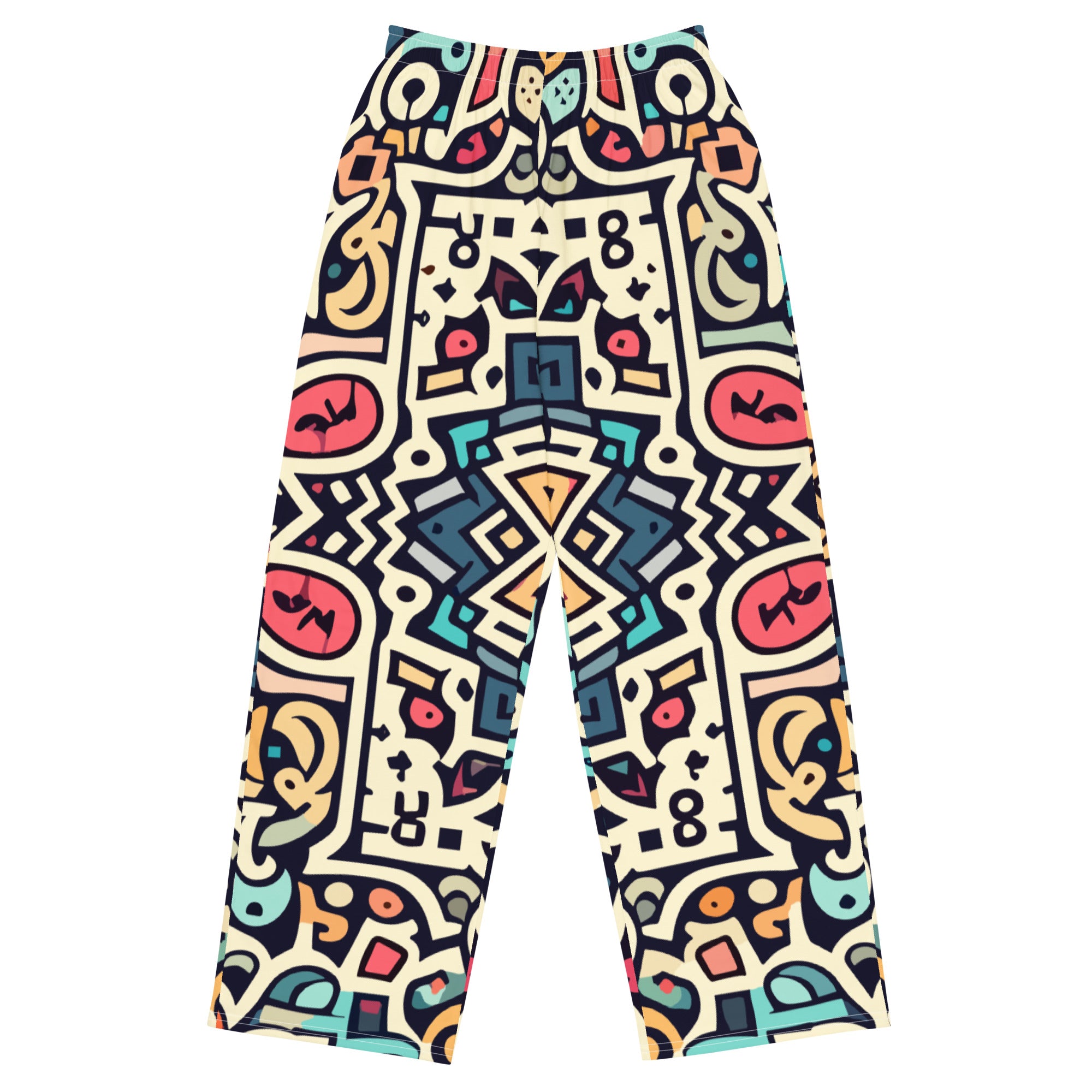 SORTYGO - Mosaic Majesty Women Wide Leg Pants in