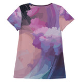 SORTYGO - Cosmic Pastel Women Athletic T-Shirt in