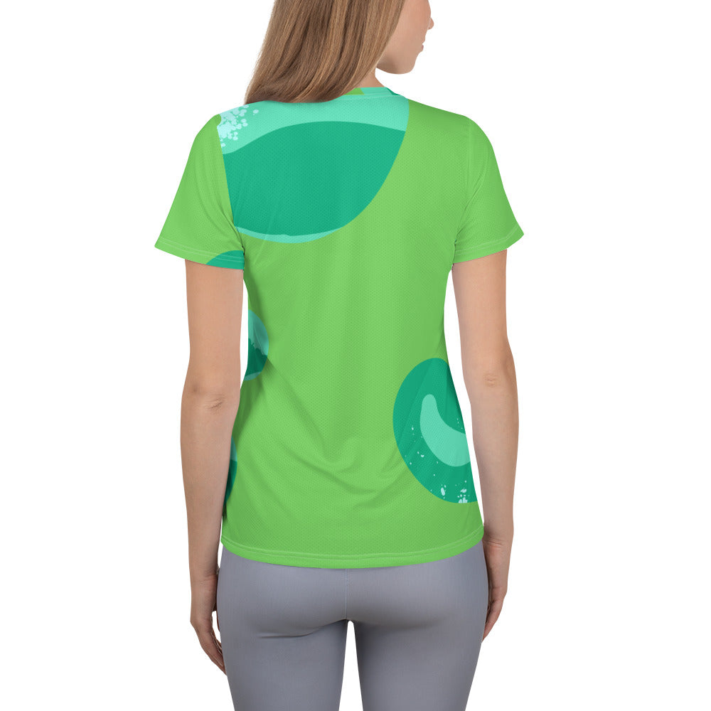 SORTYGO - Fluid Blob Women Athletic T-Shirt in