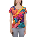 SORTYGO - Feather Whirl Women Athletic T-Shirt in 3XL