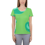 SORTYGO - Fluid Blob Women Athletic T-Shirt in 3XL