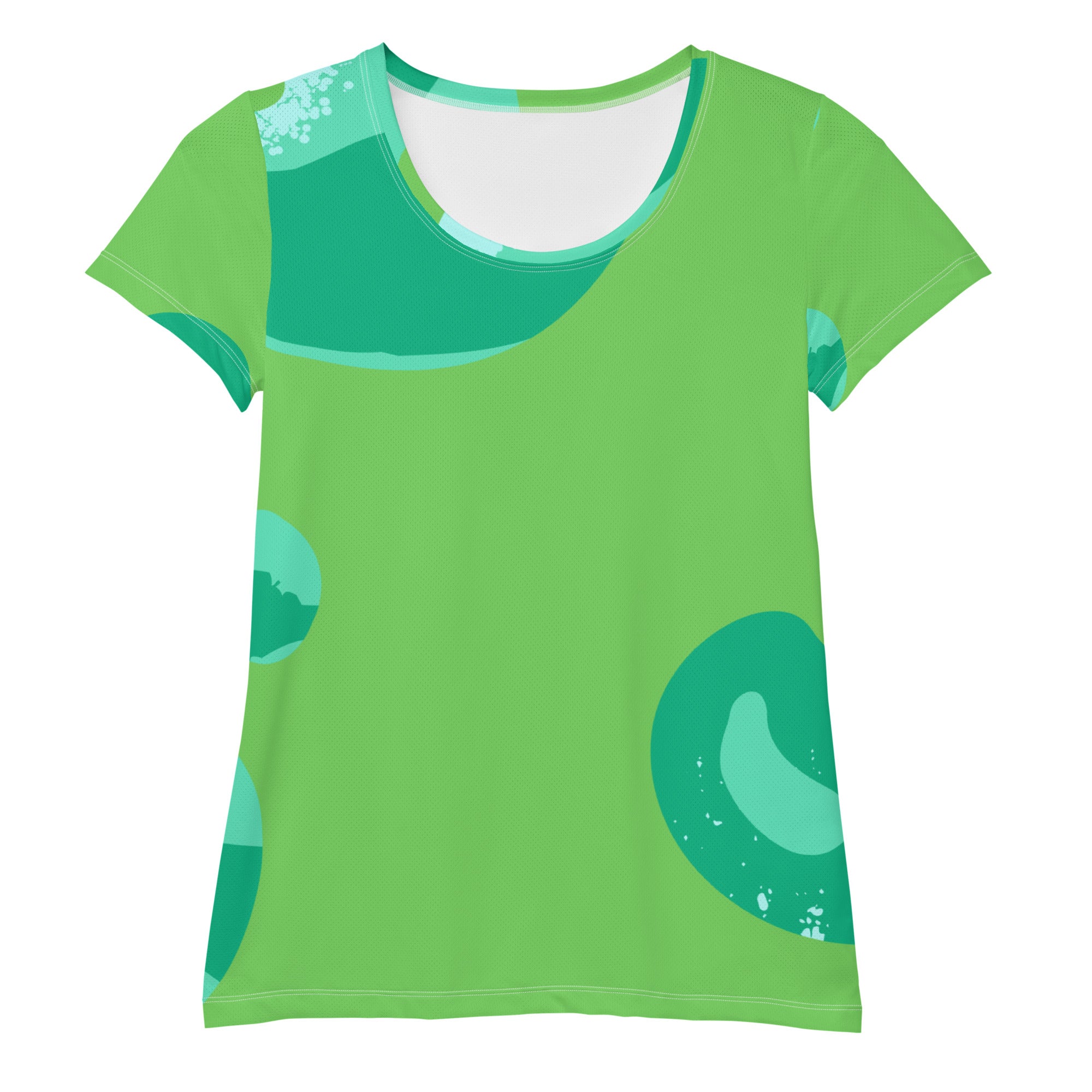 SORTYGO - Fluid Blob Women Athletic T-Shirt in