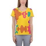 SORTYGO - Radiant Splash Women Athletic T-Shirt in 3XL