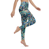 SORTYGO - Vibrant Vortex High Waisted Yoga Leggings in XL