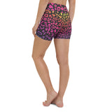 SORTYGO - Technicolor Leopard Women Yoga Short in XL