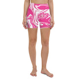 SORTYGO - Raspberry Swirls Women Yoga Short in XL