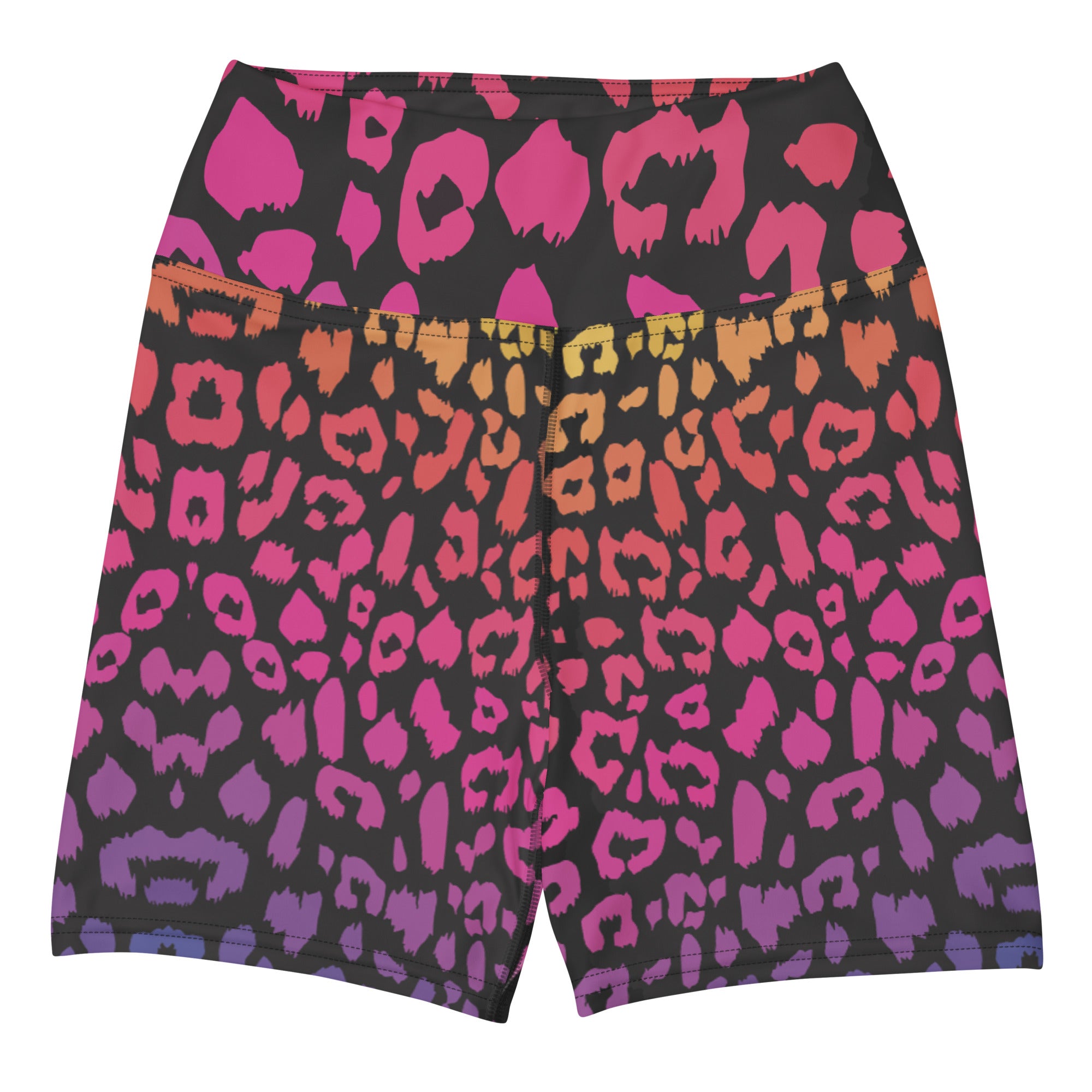 SORTYGO - Technicolor Leopard Women Yoga Short in