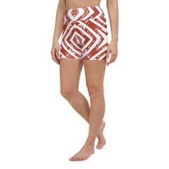 SORTYGO - Crimson Echoes Women Yoga Short in