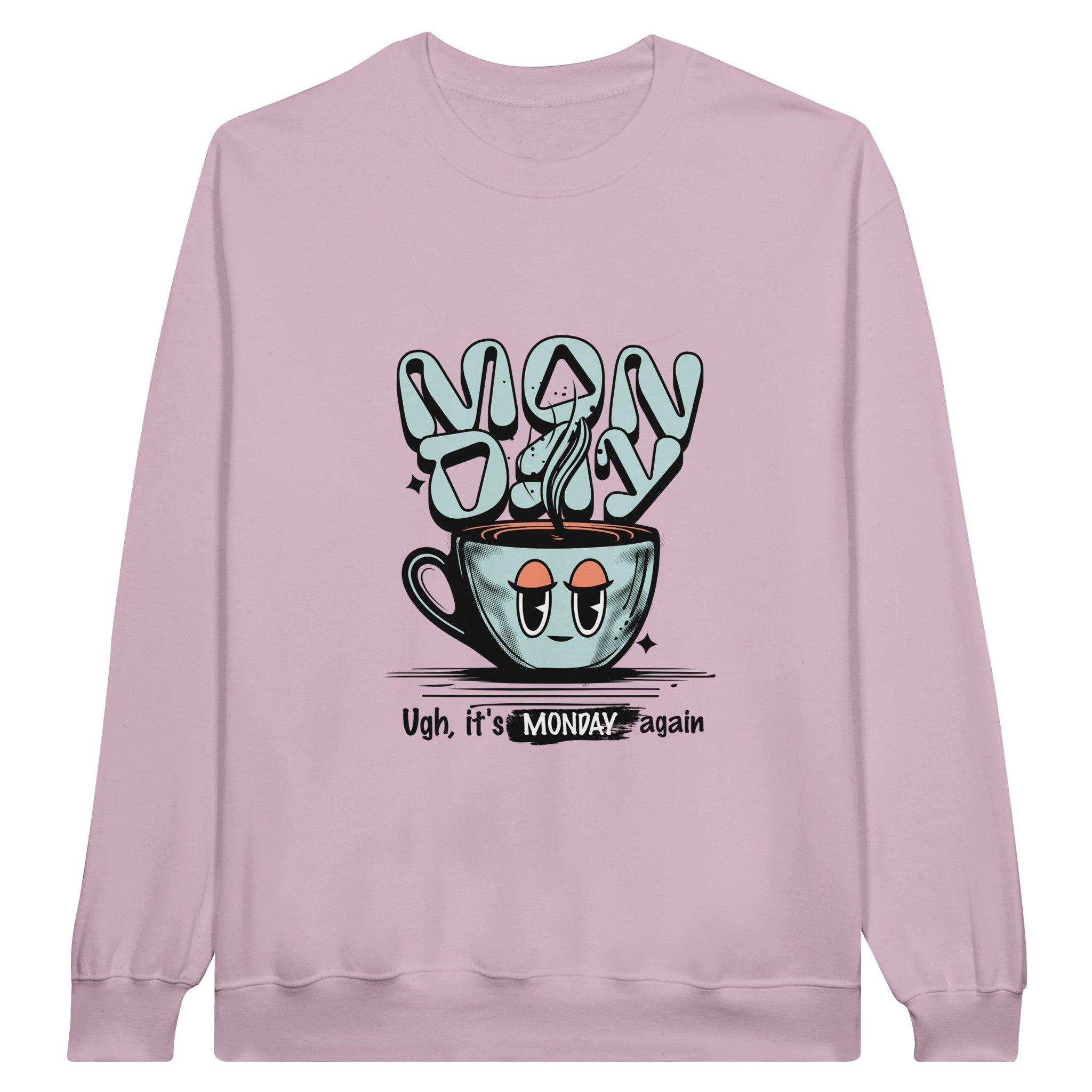 SORTYGO - Monday Men Sweatshirt in Light Pink