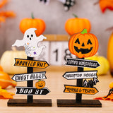 SORTYGO - Spooky Street Signs Halloween Ornaments in Multicolor One Size