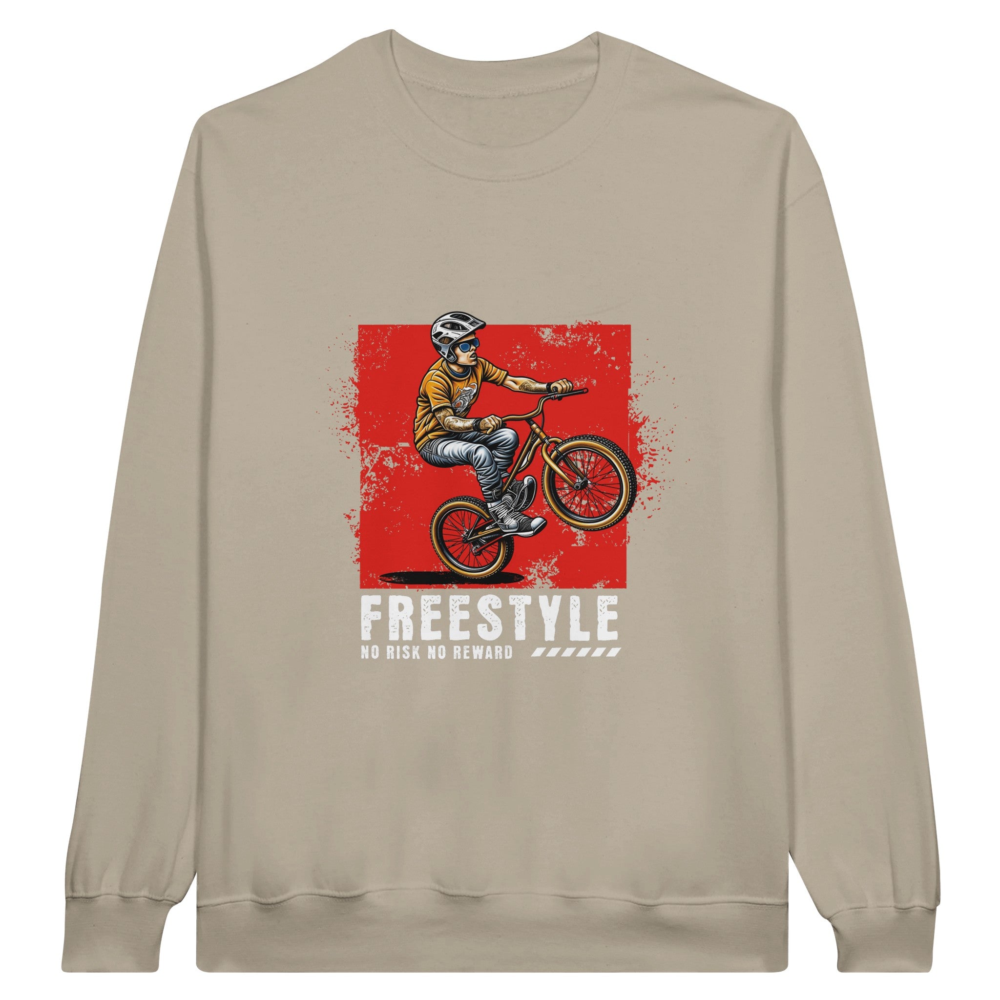 SORTYGO - Freestyle Cyclist Men Sweatshirt in Sand