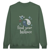 SORTYGO - Find Your Balance Men Sweatshirt in Military Green