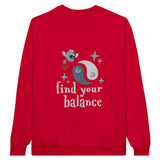 SORTYGO - Find Your Balance Men Sweatshirt in Red