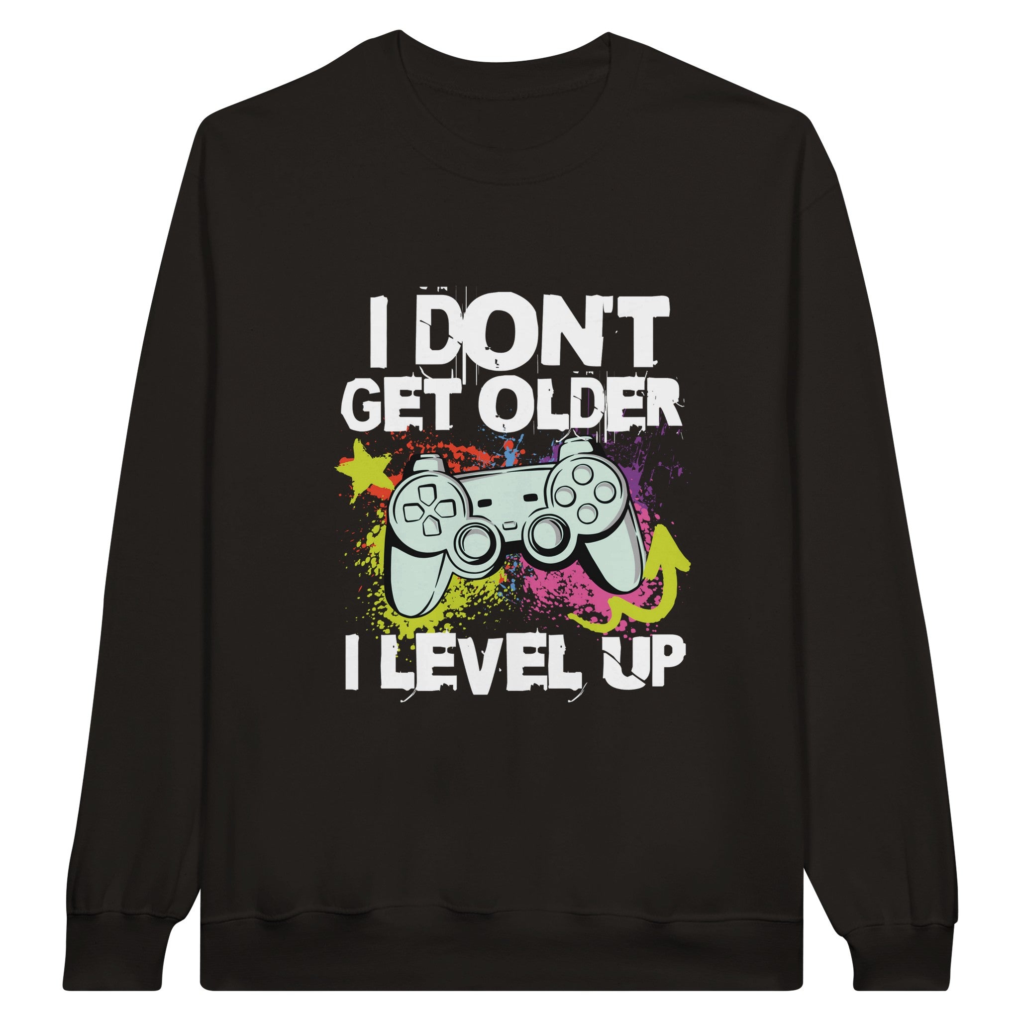 SORTYGO - I Level Up Men Sweatshirt in Black