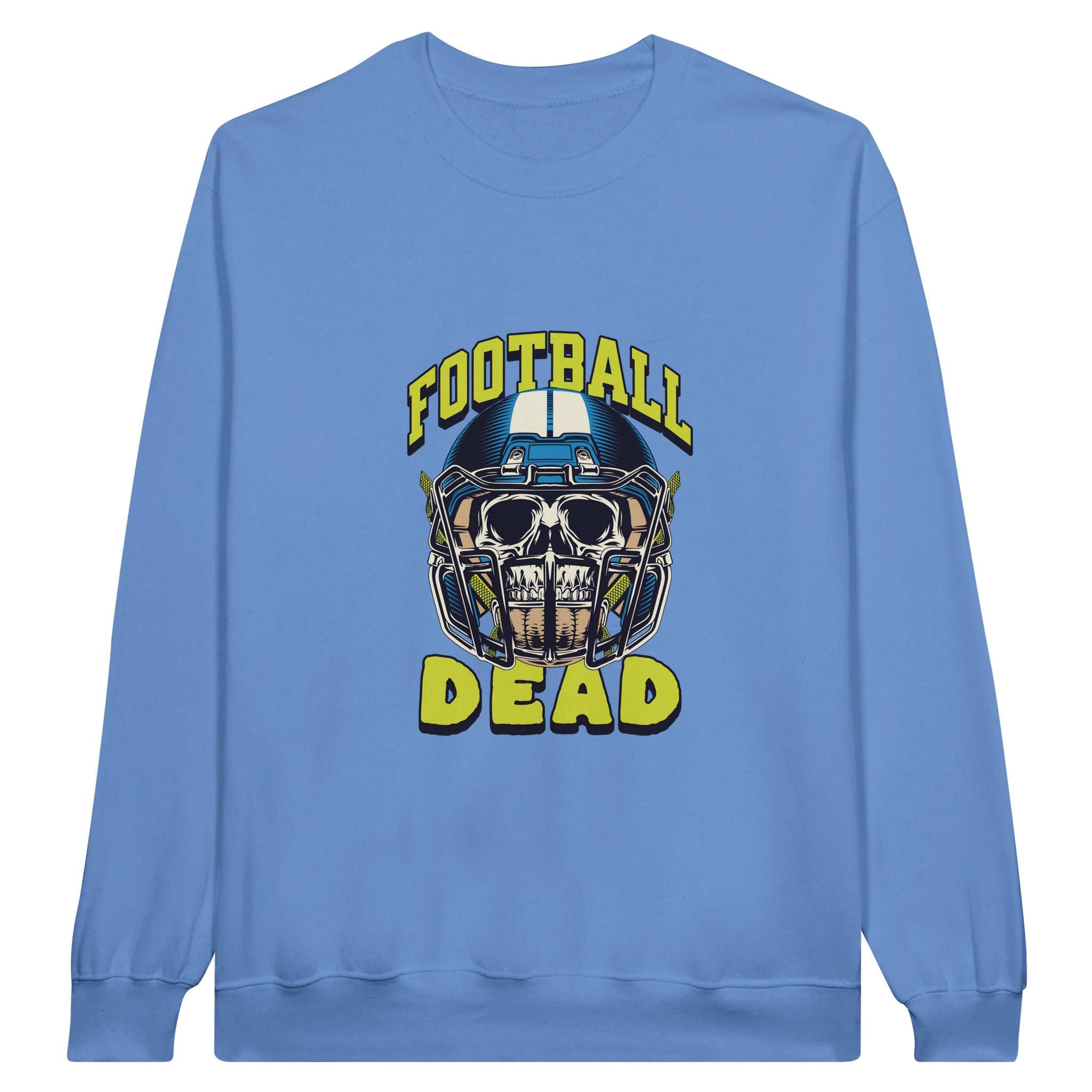 SORTYGO - Football Dead Men Sweatshirt in Carolina Blue