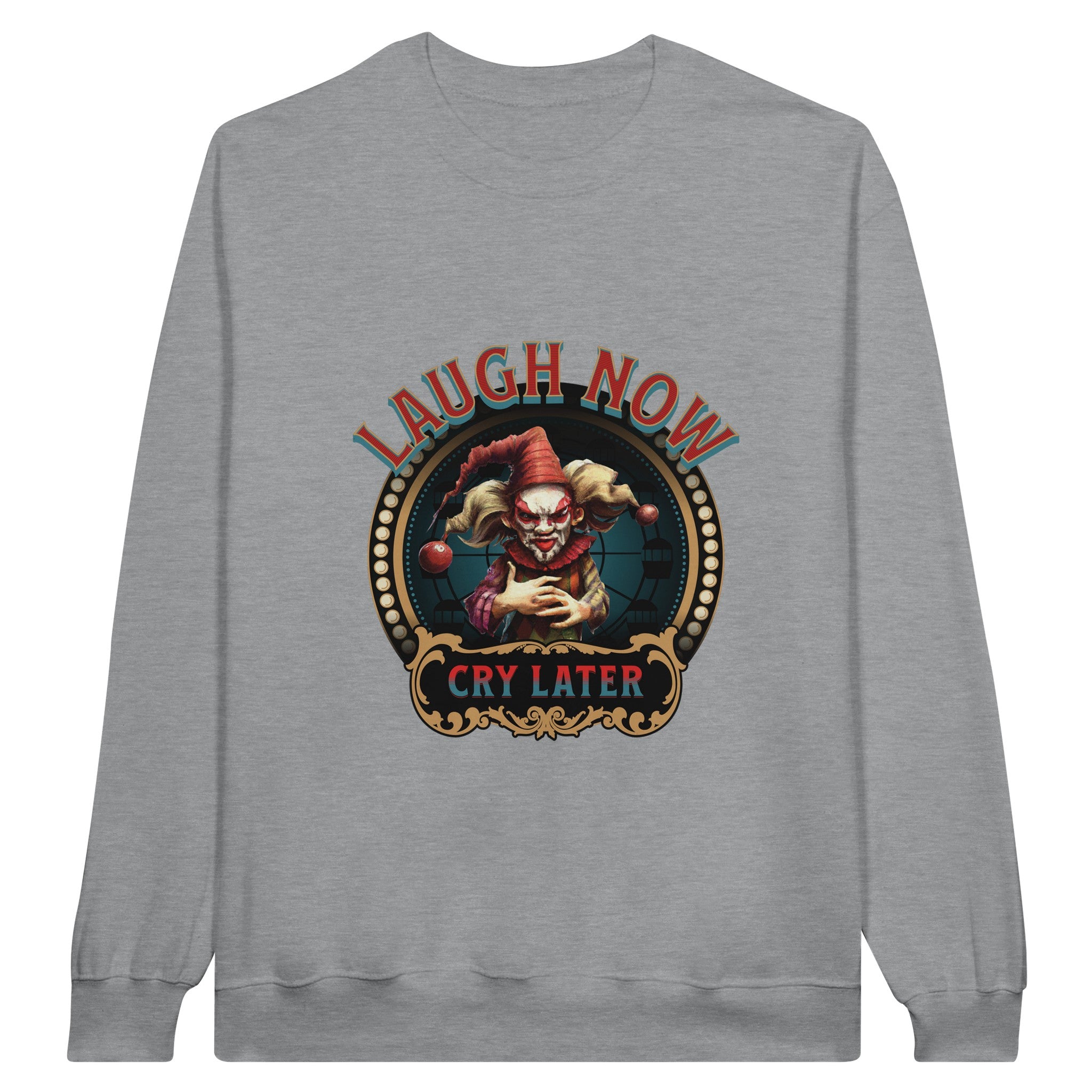 SORTYGO - Laugh Now Cry Later Men Sweatshirt in Sports Grey