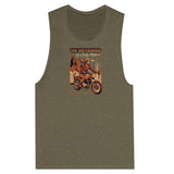 SORTYGO - Lady Riders Women Muscle Tank in Heather Olive