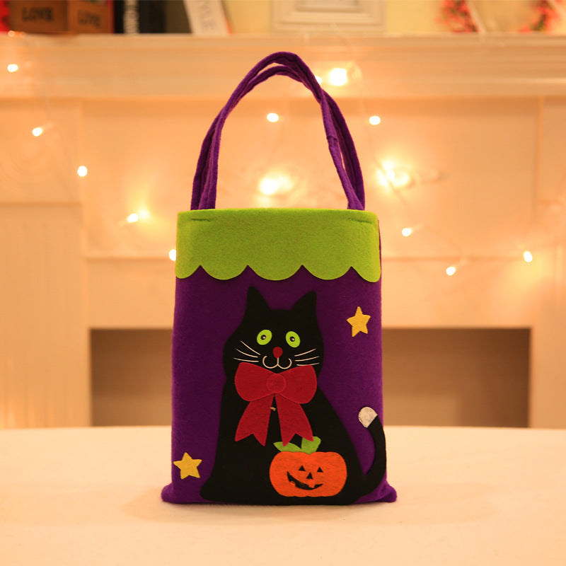 SORTYGO - Pumpkin Patch Trick-or-Treat Tote Bag in Cat One Size