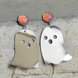 SORTYGO - Gleaming Ghost Halloween Earrings in Style A One Size