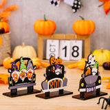 SORTYGO - Halloween Gnome Boo Ornaments Table Set in