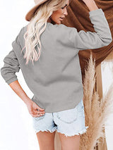 SORTYGO - Trendy V-Neck Long Sleeve Top in