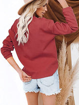 SORTYGO - Trendy V-Neck Long Sleeve Top in