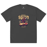 SORTYGO - Powerful Speed Men Oversized T-Shirt in Faded Black