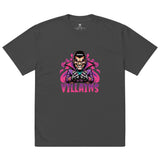SORTYGO - Villains Men Oversized T-Shirt in Faded Black