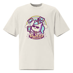 SORTYGO - Swag Unicorn Women Oversized T-Shirt in Faded Bone