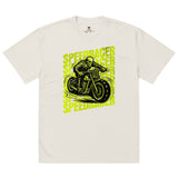 SORTYGO - Speed Racer Men Oversized T-Shirt in Faded Bone