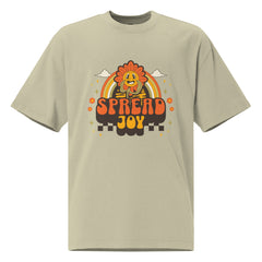 SORTYGO - Spread Joy Women Oversized T-Shirt in Faded Eucalyptus