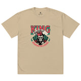 SORTYGO - King of Poker Men Oversized T-Shirt in Faded Khaki