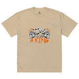 SORTYGO - King Time Men Oversized T-Shirt in Faded Khaki