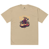 SORTYGO - Powerful Speed Men Oversized T-Shirt in Faded Khaki