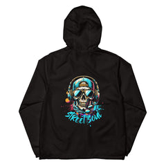 SORTYGO - Street Soul Men Zip Up Windbreaker in Black