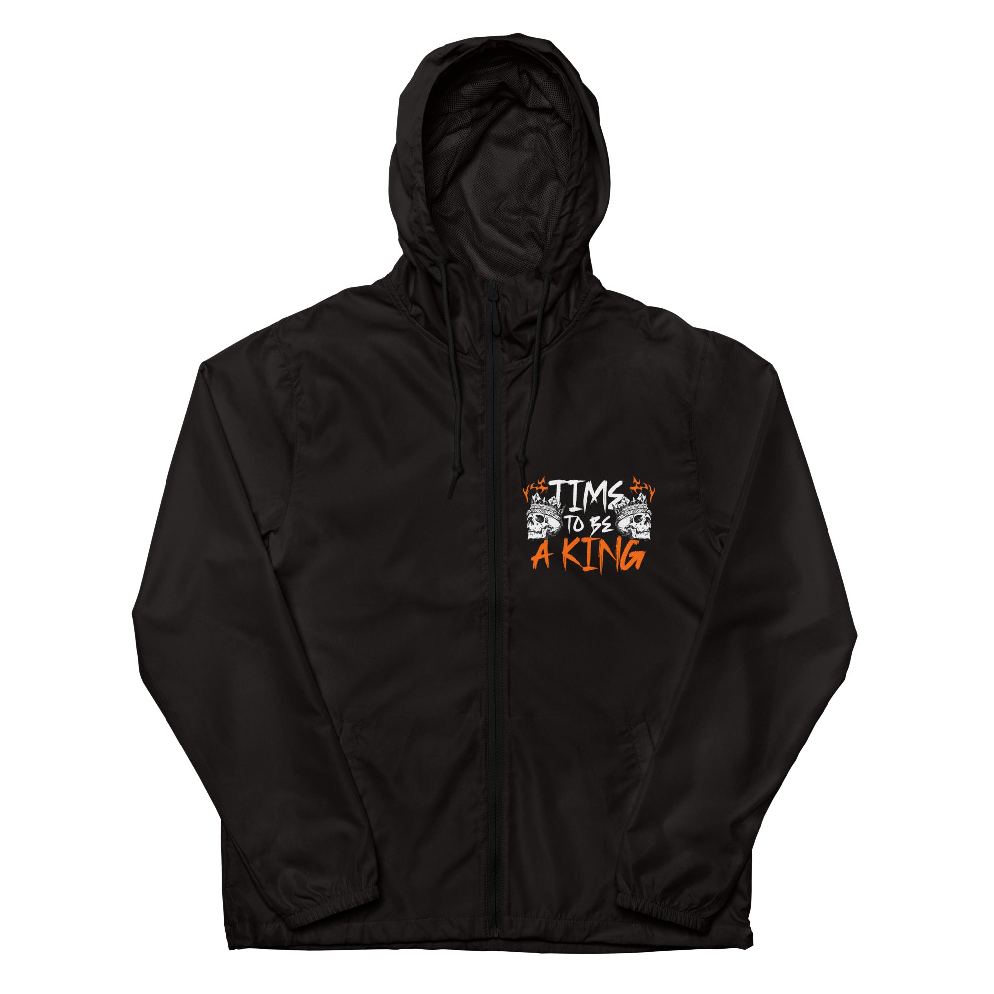 SORTYGO - King Time Men Zip Up Windbreaker in