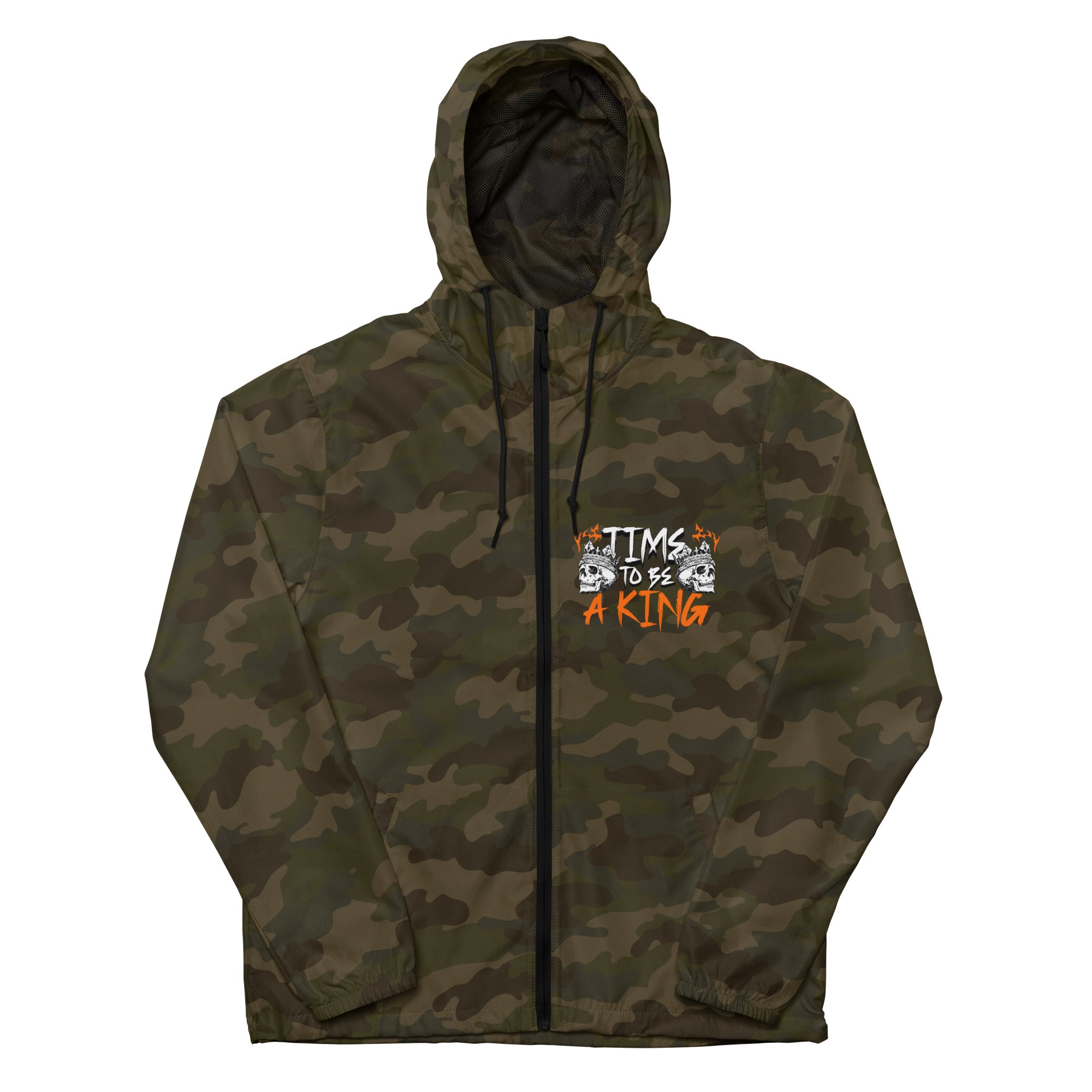 SORTYGO - King Time Men Zip Up Windbreaker in