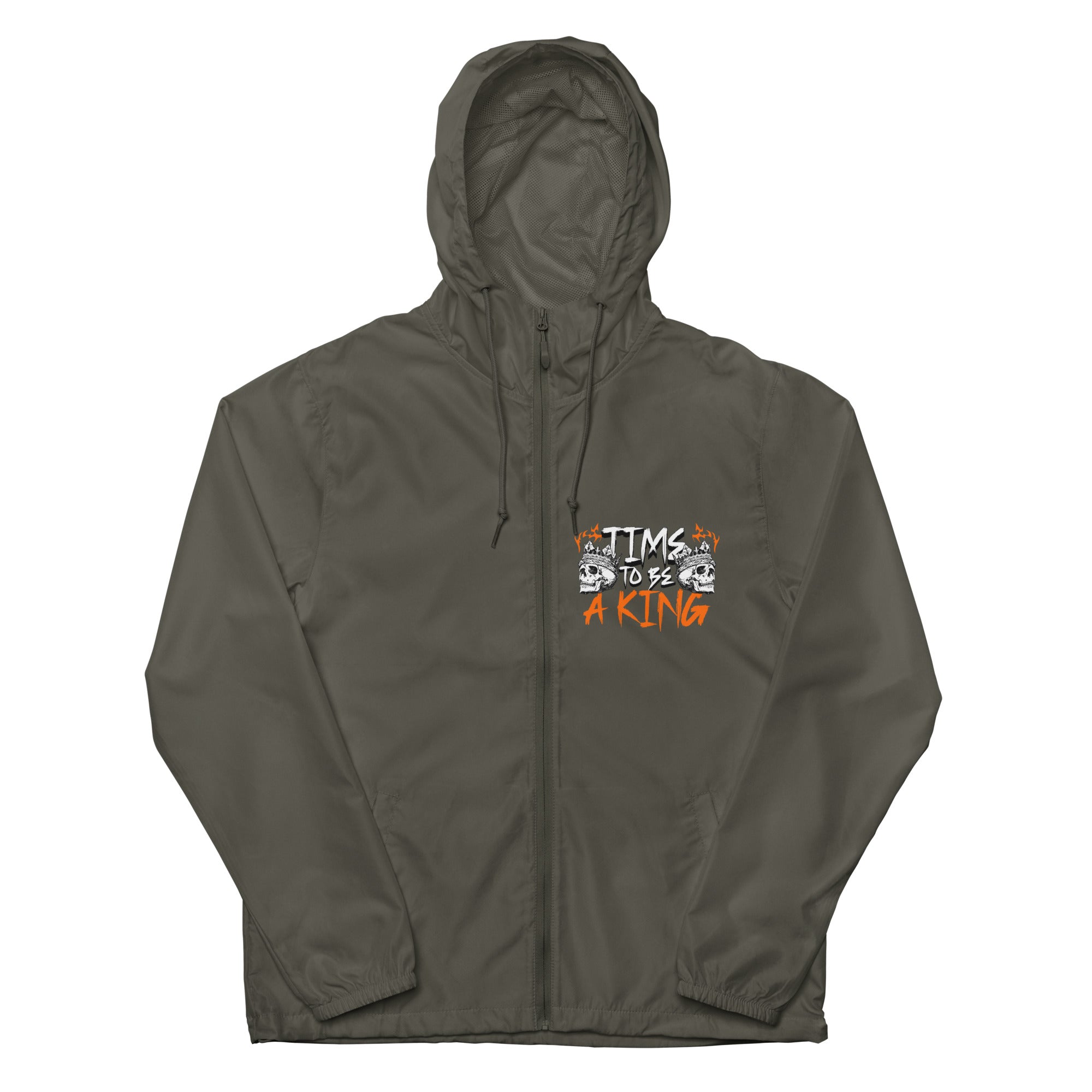 SORTYGO - King Time Men Zip Up Windbreaker in