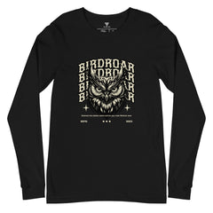 SORTYGO - Birdroar Men Long Sleeve T-Shirt in Black