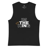 SORTYGO - I'M The King Men Jersey Muscle Tank in Black